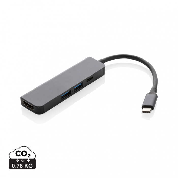 Hub Terra RCS din aluminiu reciclat, cu port HDMI si 4 USB-uri [1]