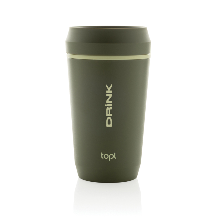 Topl Recycled Plastic To Go Tumbler 354 ml, capac 360° patentat, plastic reciclat RCS [8]