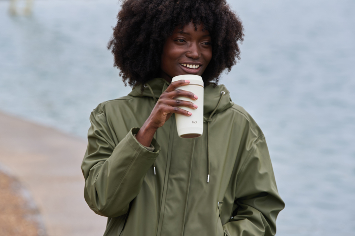 Topl Recycled Plastic To Go Tumbler 354 ml, capac 360° patentat, plastic reciclat RCS [8]