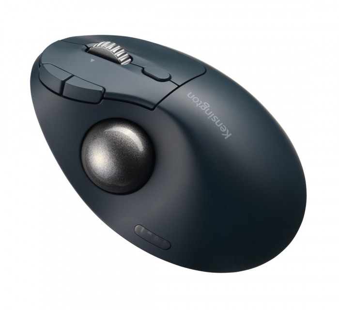 Trackball ergonomic Kensington Pro Fit® Ergo TB550 – Wireless Dual (Bluetooth/2.4GHz), 51% PCR, 4D Scroll, DPI ajustabil, baterie reincarcabila [2]