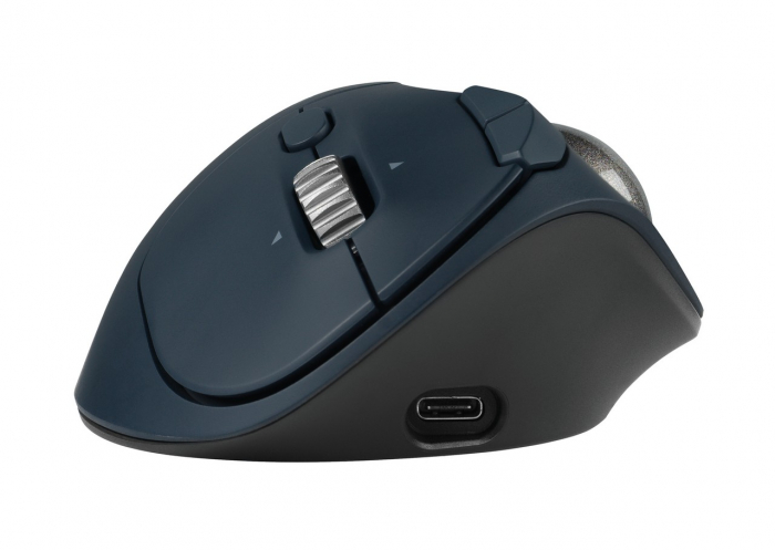 Trackball ergonomic Kensington Pro Fit® Ergo TB550 – Wireless Dual (Bluetooth/2.4GHz), 51% PCR, 4D Scroll, DPI ajustabil, baterie reincarcabila [7]