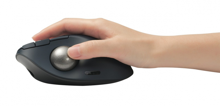 Trackball ergonomic Kensington Pro Fit® Ergo TB550 – Wireless Dual (Bluetooth/2.4GHz), 51% PCR, 4D Scroll, DPI ajustabil, baterie reincarcabila [8]