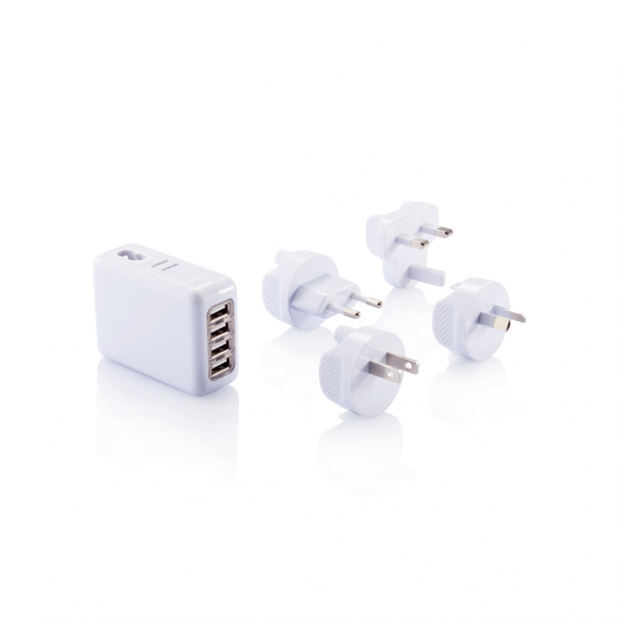 Adaptor de calatorie cu 4 porturi USB, 3.1A incarcare rapida [2]