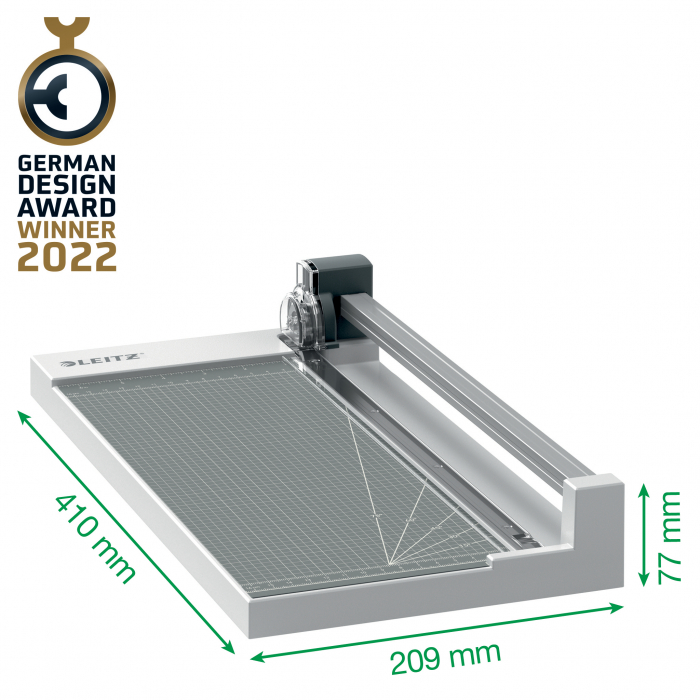 Trimmer Leitz Home Office Precision, A4, 10 coli, gri [2]