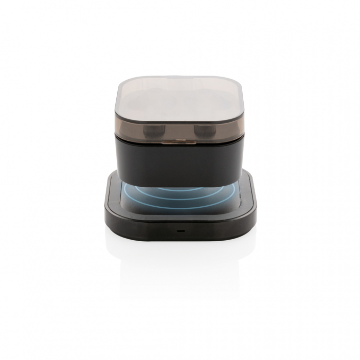 Casti wireless TWS cu cutie incarcare wireless 5W si microfon [7]