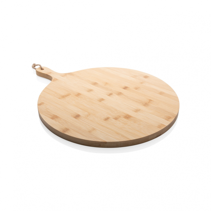 Tocator rotund Ukiyo din bambus natural 40 cm – servire eleganta, cutie cadou [2]