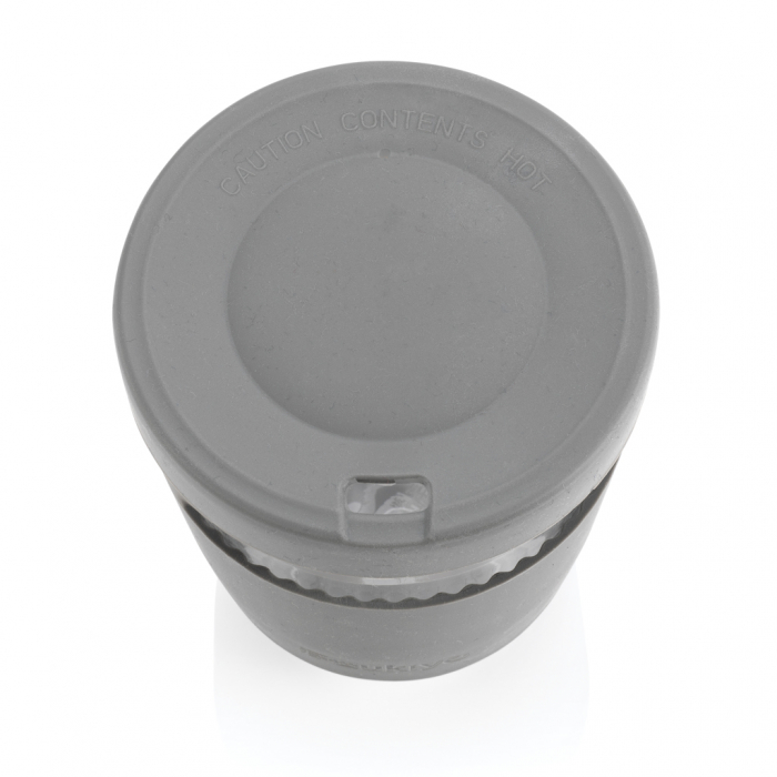 Pahar Ukiyo din sticla borosilicata cu capac si husa silicon, 360ml [5]