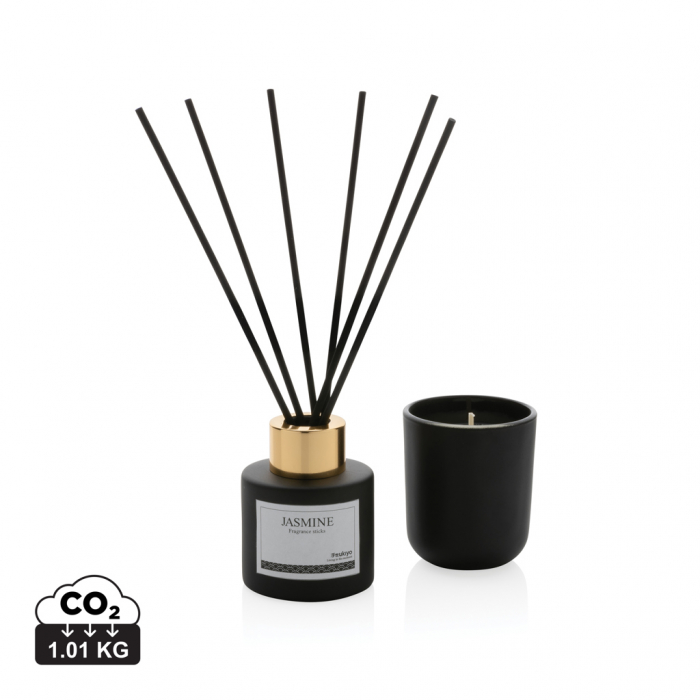 Set cadou Ukiyo – Lumanare parfumata si betisoare cu aroma de iasomie [1]