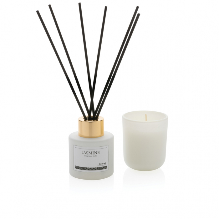 Set cadou Ukiyo – Lumanare parfumata si betisoare cu aroma de iasomie [2]