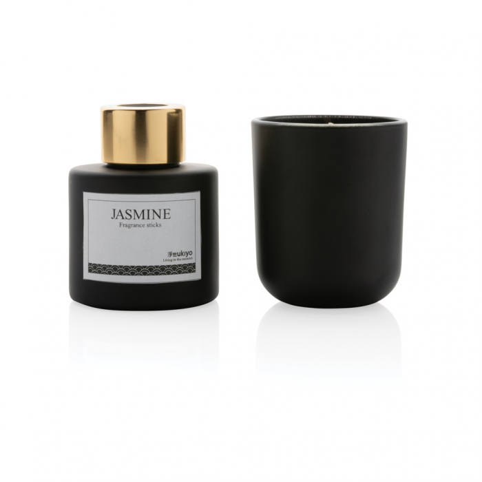 Set cadou Ukiyo – Lumanare parfumata si betisoare cu aroma de iasomie [5]