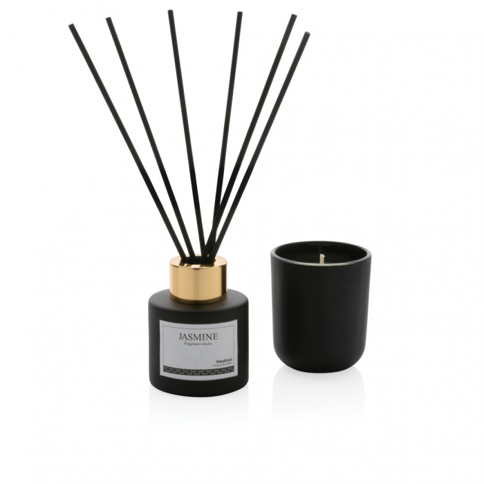 Set cadou Ukiyo – Lumanare parfumata si betisoare cu aroma de iasomie [2]