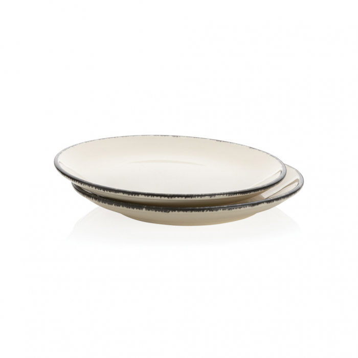 Set 2 farfurii Ukiyo din ceramica – pictate manual, 27 cm [2]