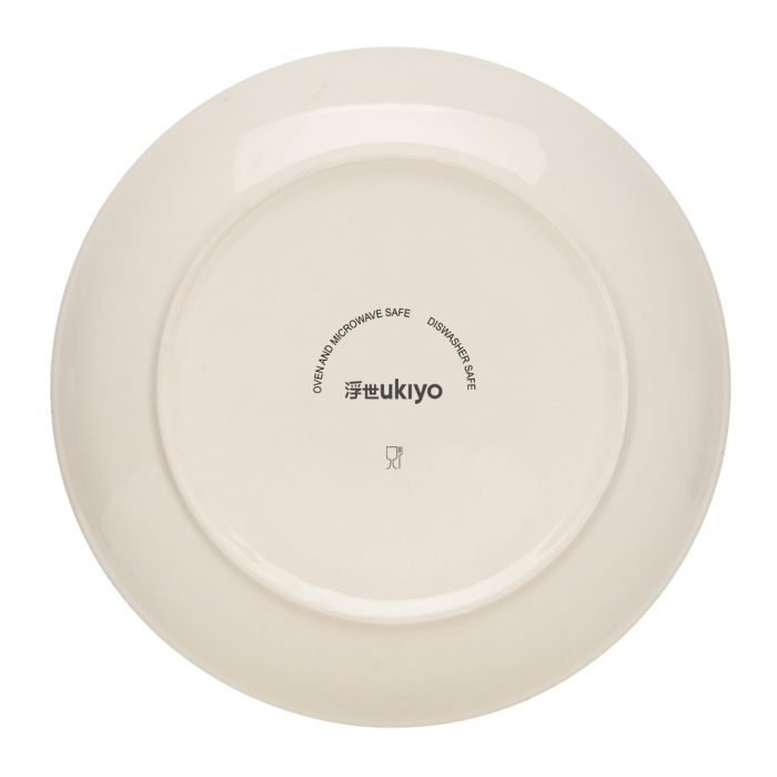 Set 2 farfurii Ukiyo din ceramica – pictate manual, 27 cm [4]
