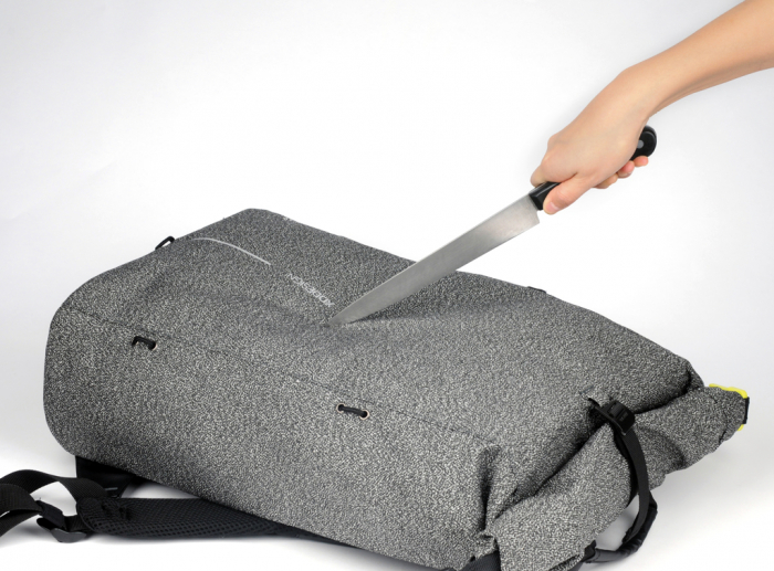 Rucsac Urban antifurt 27L, material rezistent la taiere [33]