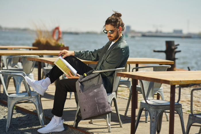 Rucsac Urban antifurt 27L, material rezistent la taiere [57]