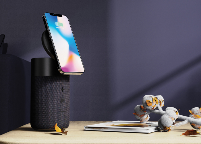 Boxa wireless Urban Vitamin Anaheim RCS din plastic reciclat, 10W, cu incarcator wireless magnetic 15W [14]