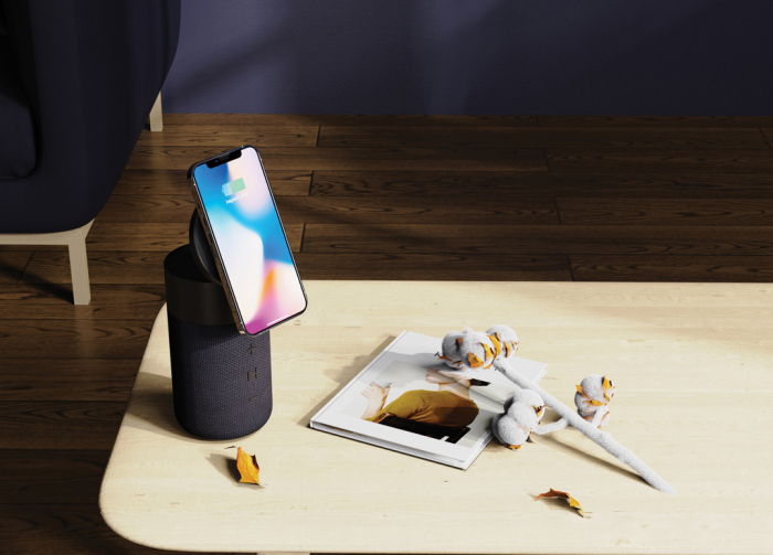 Boxa wireless Urban Vitamin Anaheim RCS din plastic reciclat, 10W, cu incarcator wireless magnetic 15W [15]