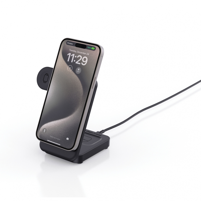 Incarcator wireless 3-in-1 magnetic 15W Urban Vitamin Arcadia, ABS reciclat RCS [9]