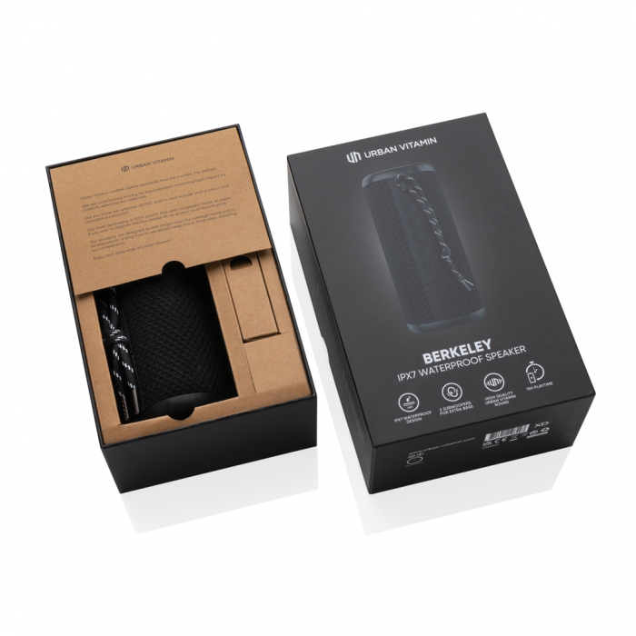 Boxa wireless Urban Vitamin Berkeley 10W, impermeabila IPX7 [6]