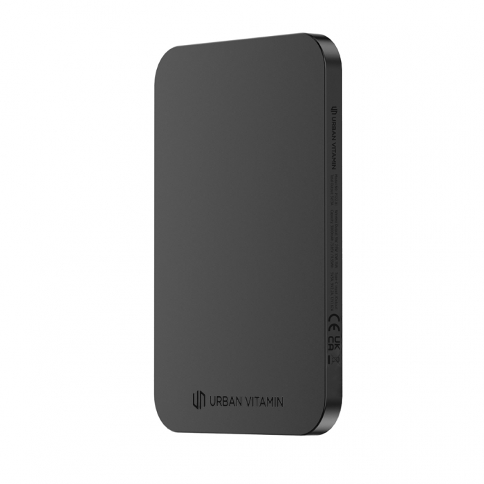 Powerbank Urban Vitamin Burbank 3.000 mAh, magnetic wireless 8W, aluminiu reciclat RCS [14]