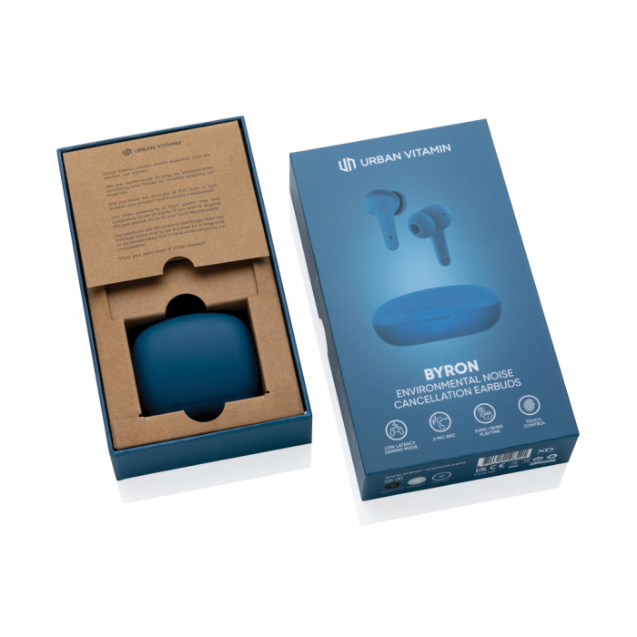 Casti wireless Urban Vitamin Byron cu ENC si mod gaming, albastrutooth 5.1 [8]