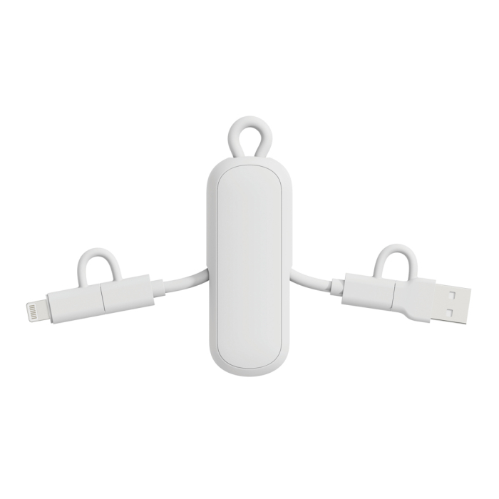 Cablu breloc Urban Vitamin Dublin 4-in-1, 100W PD, USB-C si iOS, 480 Mbps [5]