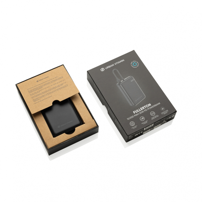 Powerbank 10000 mAh 20W PD dual USB-C, Urban Vitamin Fullerton [5]