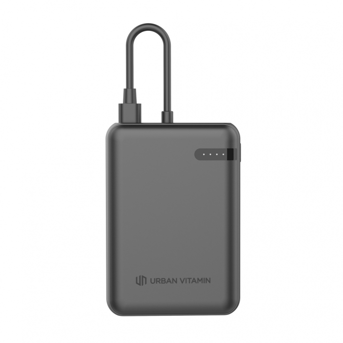 Powerbank 10000 mAh 20W PD dual USB-C, Urban Vitamin Fullerton [4]