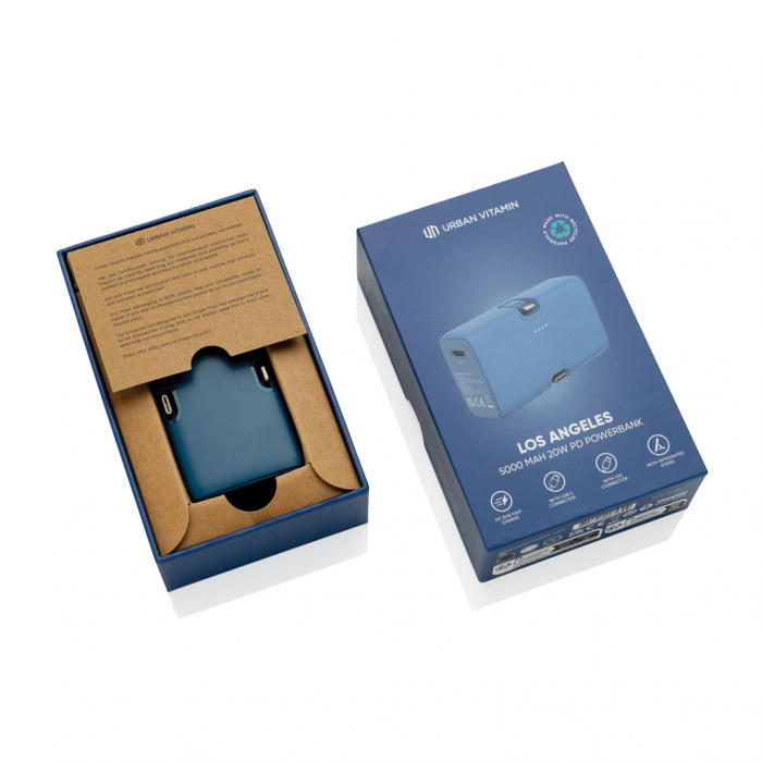 Powerbank 5000 mAh 20W PD dual output, Urban Vitamin Los Angeles [6]