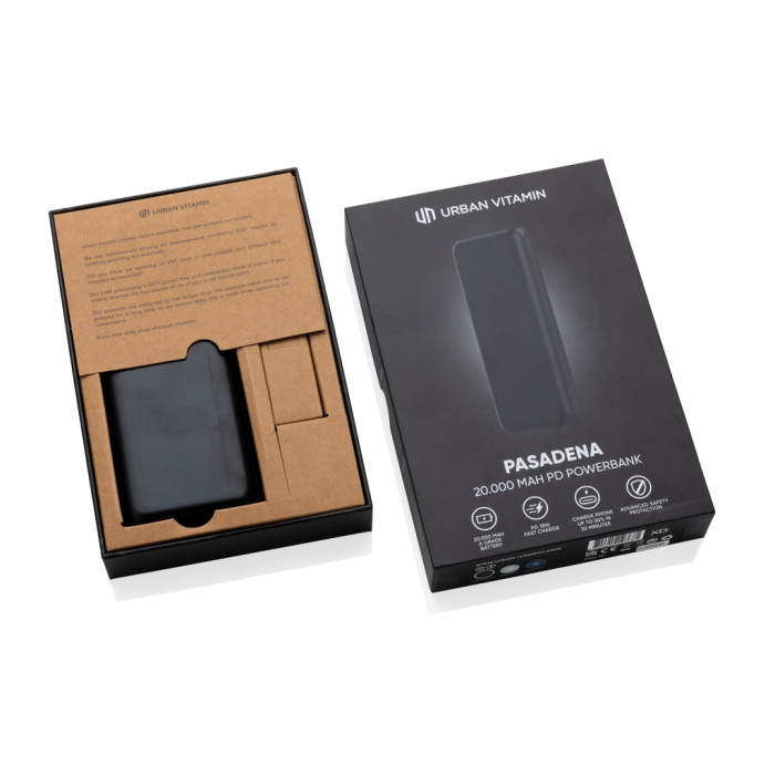 Powerbank Urban Vitamin Pasadena 20.000 mAh, incarcare rapida 18W PD [9]