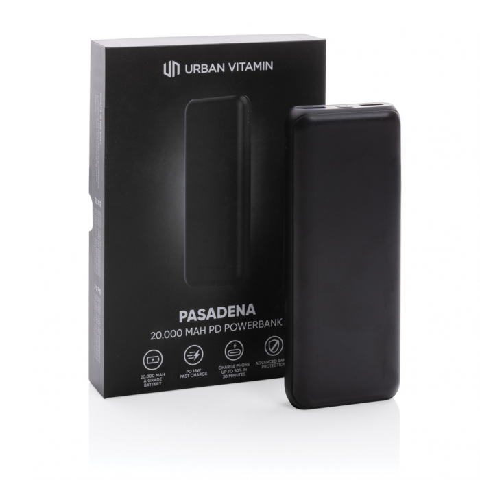 Powerbank Urban Vitamin Pasadena 20.000 mAh, incarcare rapida 18W PD [7]