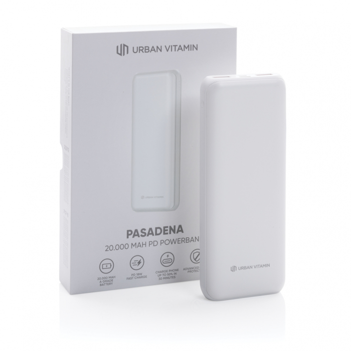 Powerbank Urban Vitamin Pasadena 20.000 mAh, incarcare rapida 18W PD [9]