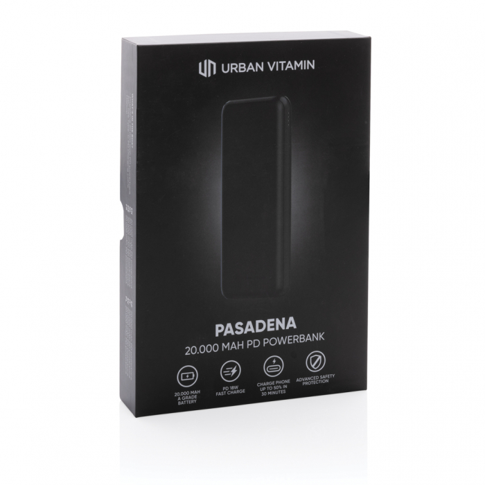 Powerbank Urban Vitamin Pasadena 20.000 mAh, incarcare rapida 18W PD [8]