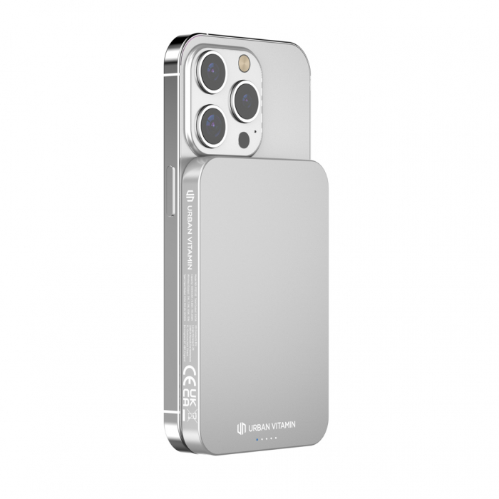 Powerbank Urban Vitamin Richmond 5.000 mAh, magnetic wireless 15W, aluminiu reciclat RCS [3]