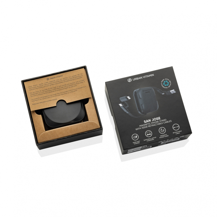 Urban Vitamin San Jose 100W stand magnetic cu cablu retractabil [13]