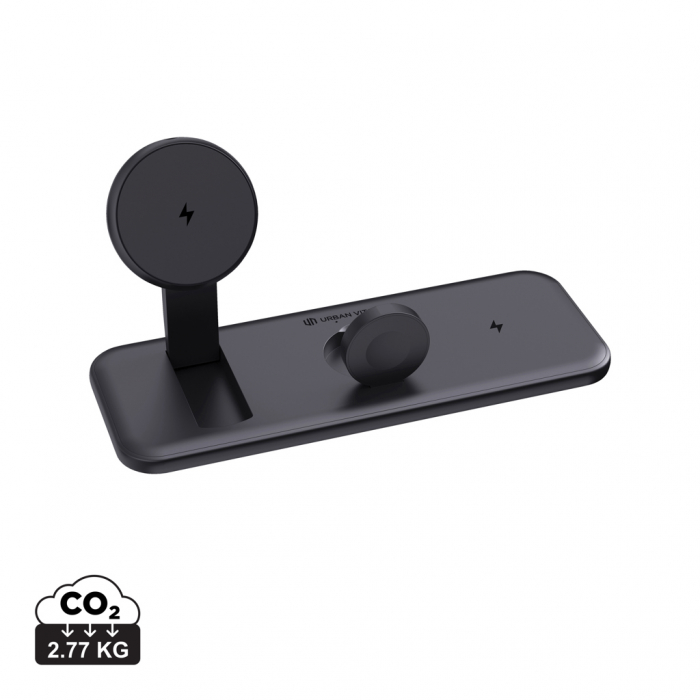 Incarcator wireless 3-in-1 magnetic 15W Urban Vitamin Torrance, ABS reciclat RCS [1]