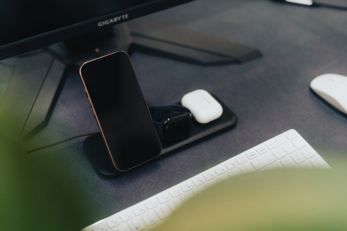 Incarcator wireless 3-in-1 magnetic 15W Urban Vitamin Torrance, ABS reciclat RCS [11]