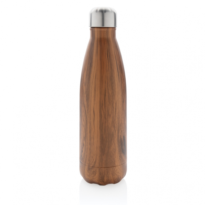 Sticla termos inox 500 ml cu imprimeu lemn antiscurgere [4]