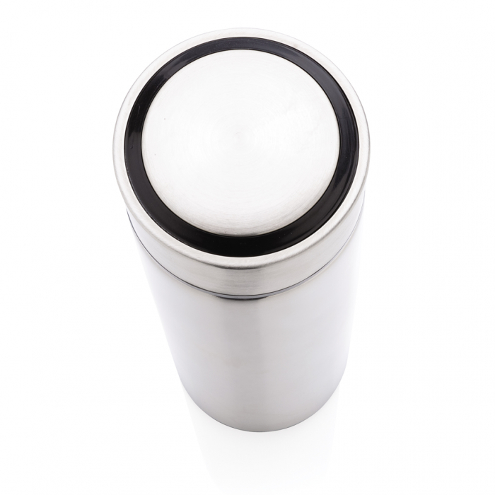 Sticla termos inox 450 ml cu capac metal periat [4]