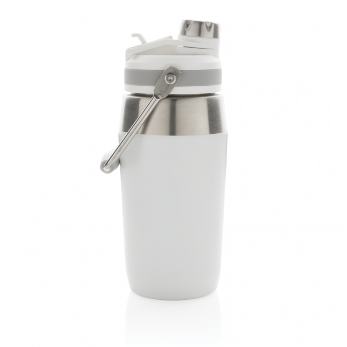 Sticla termos inox 500 ml cu capac dublu si maner [4]