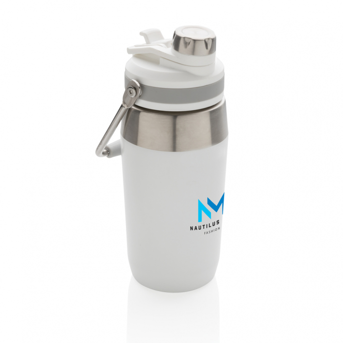 Sticla termos inox 500 ml cu capac dublu si maner [9]