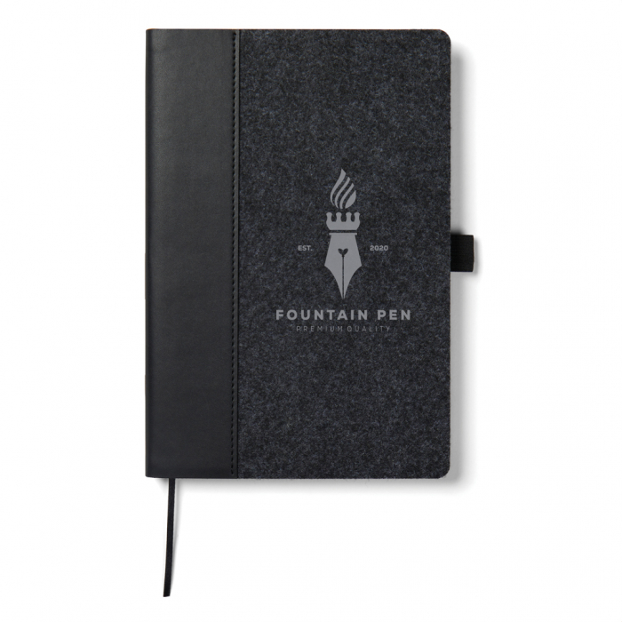 Agenda A5 VINGA Albon din fetru reciclat GRS – cu suport pentru pix, eleganta si eco-friendly [6]