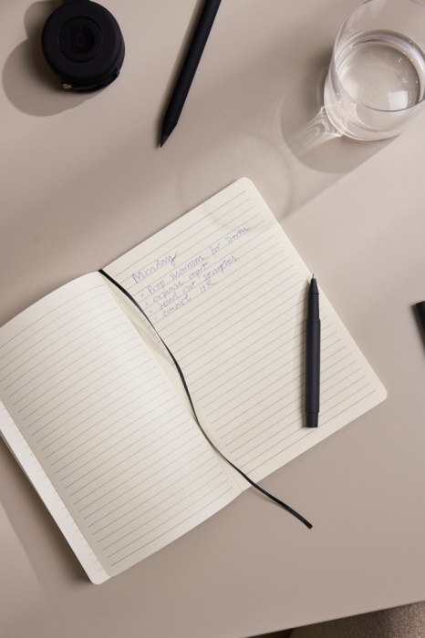 Notebook VINGA Baltimore RCS A5, coperta moale PU, 160 pagini liniate, hartie reciclata [9]