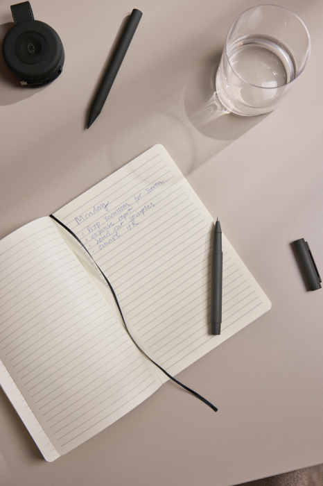 Notebook VINGA Baltimore RCS A5, coperta moale PU, 160 pagini liniate, hartie reciclata [9]