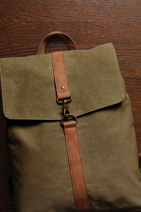 Rucsac VINGA Bosler canvas reciclat 17L laptop [7]