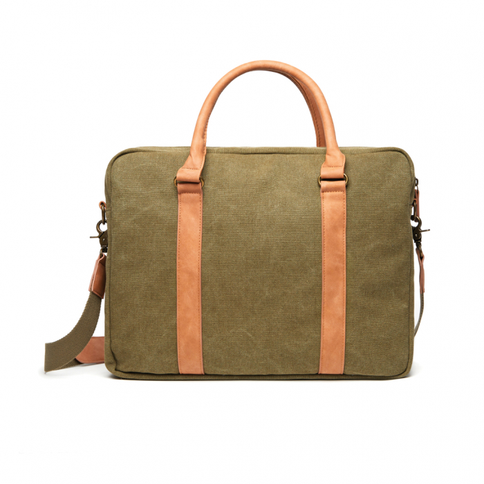 Geanta laptop VINGA Bosler canvas reciclat 18,8L [4]