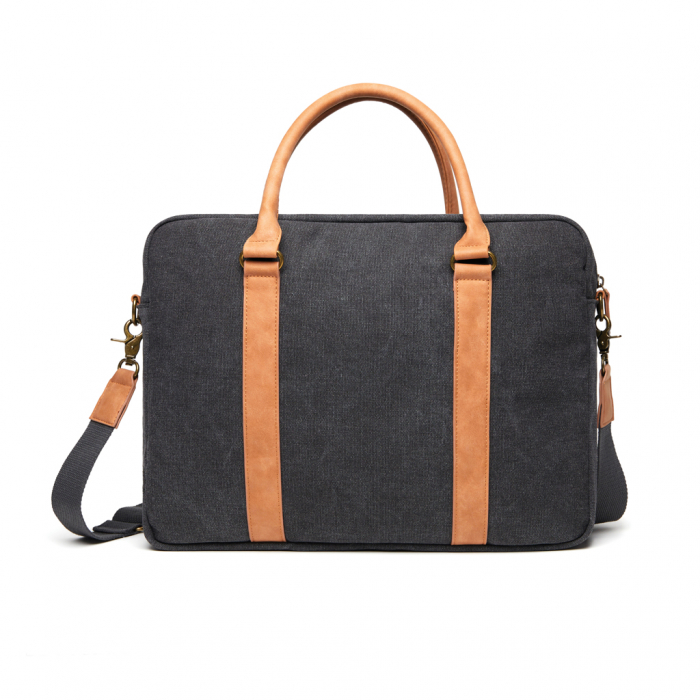 Geanta laptop VINGA Bosler canvas reciclat 18,8L [4]