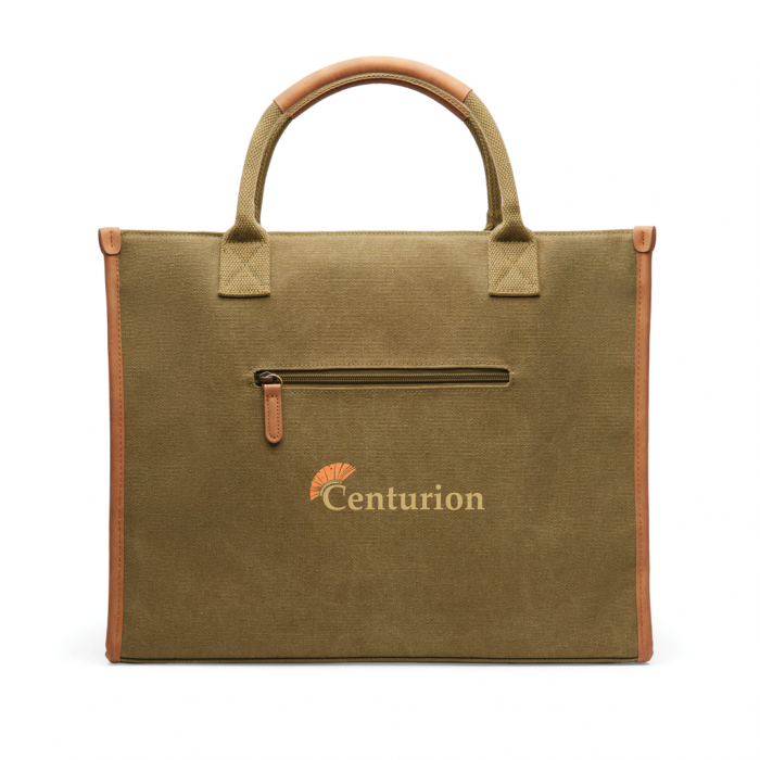 Geanta office tote VINGA Bosler RCS canvas 23,9L [6]