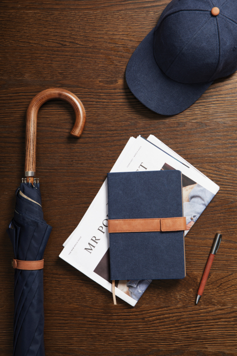 Agenda A5 VINGA Bosler RCS – cu coperta canvas, inchidere magnetica si hartie reciclata [6]