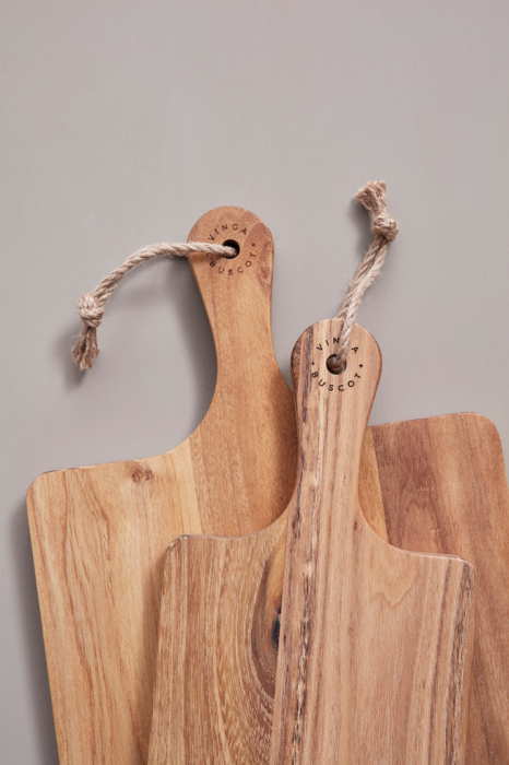 Tocator lung lemn teak FSC, Vinga Buscot [10]